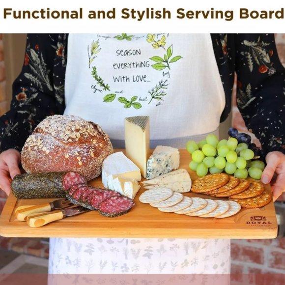 Bamboo Cutting Board | Kitchen Chopping Board | Heavy Duty Serving Tray 12"x 8" - Picture 6 of 6